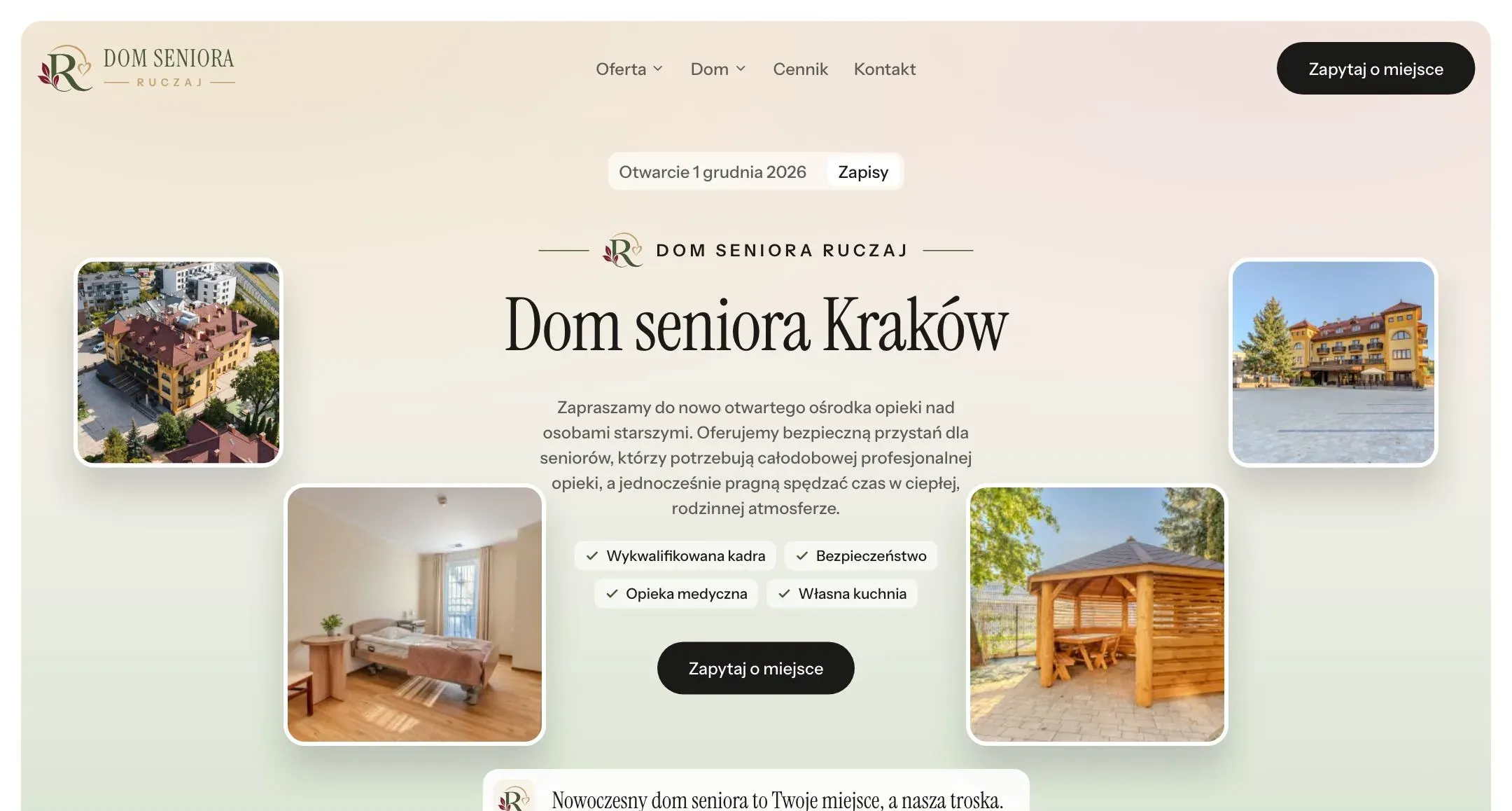 Dom Seniora Ruczaj: podgląd na żywo
